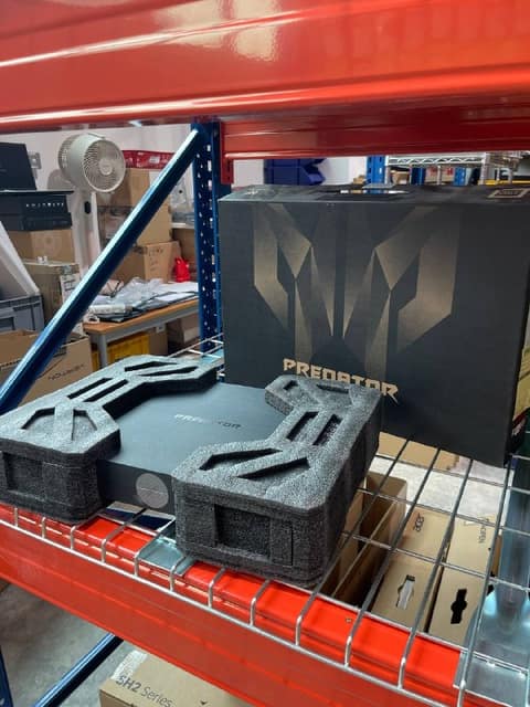Acer Predator Helios 300, stock code FS32, in our store room