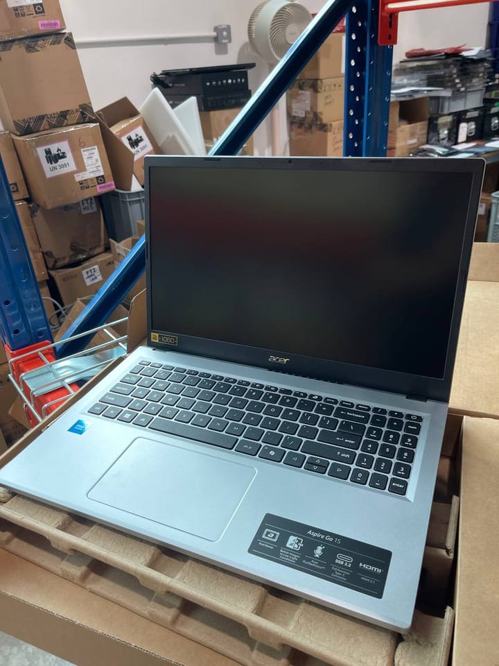 Acer Aspire Go 15, stock code FZ230, in our store room